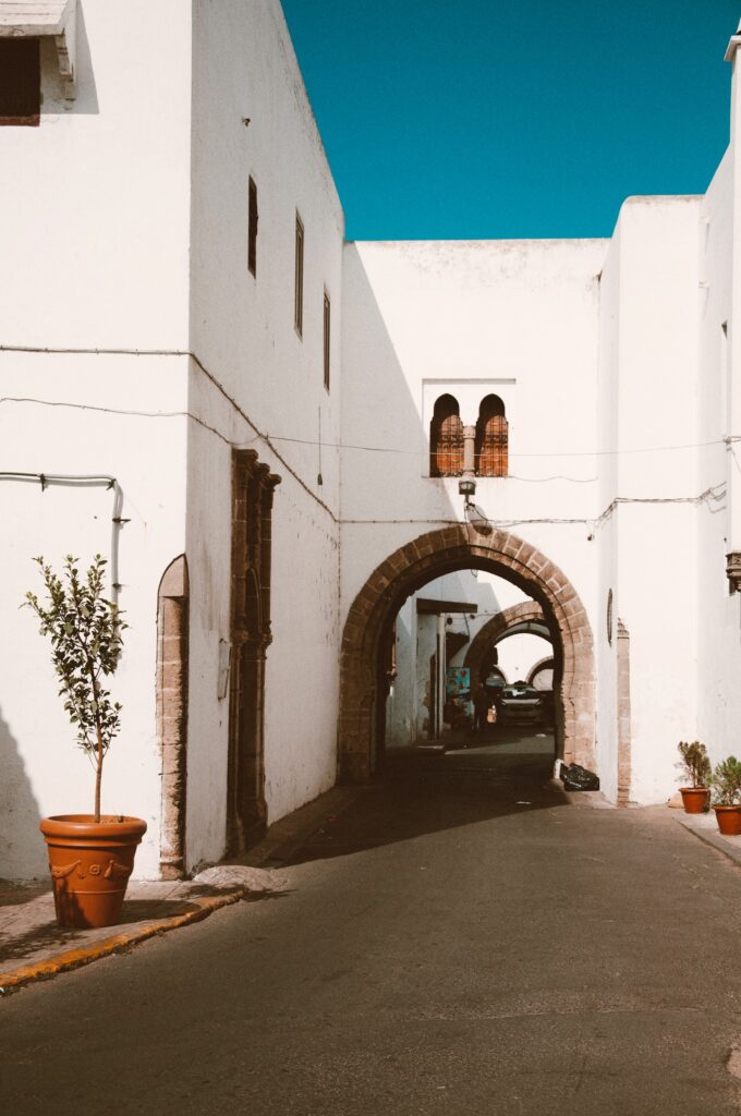 Quartier Habous, Casablanca: Architecture traditionnelle et ambiance de rue.